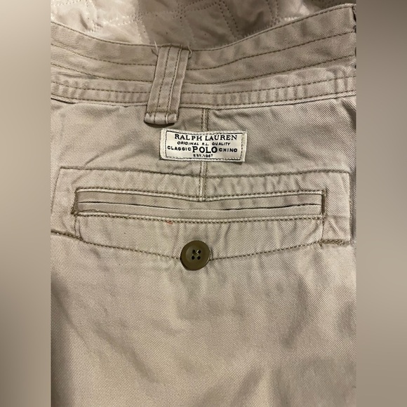 Polo Ralph Lauren cargo shorts men's 38x10 khaki light brown cotton preppy - Picture 12 of 12